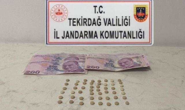 Tekirdağ'da jandarmadan uyuşturucu operasyonu