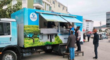 Tekkeköy'de gönülleri ısıtan hizmet