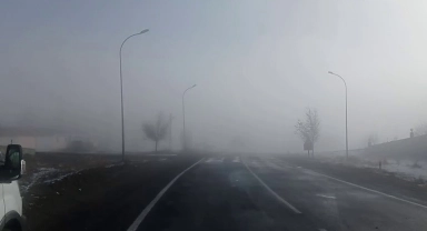 Tekman'da sis etkili oluyor