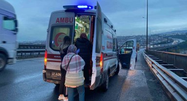 TEM'in Kocaeli geçişinde zincirleme kaza: 5 yaralı