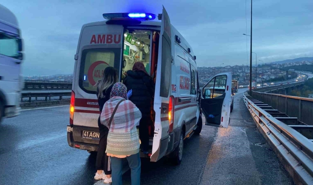TEM'in Kocaeli geçişinde zincirleme kaza: 5 yaralı