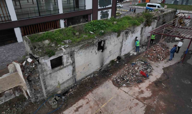 Trabzon&#039;da tarihi surlarda restorasyon çalışmaları başladı