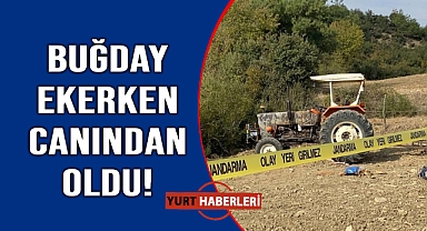 Traktörün altında can verdi
