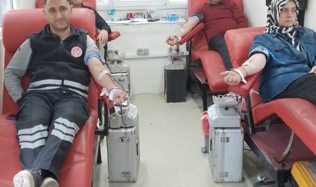 Türk Kızılayı Sarıgöl'den 65 ünite kan topladı