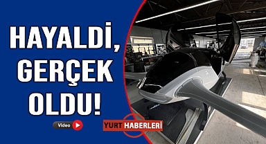 Türk mühendisten uçan otomobil