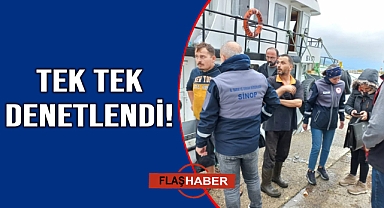 Türkeli'de su ürünleri denetimi