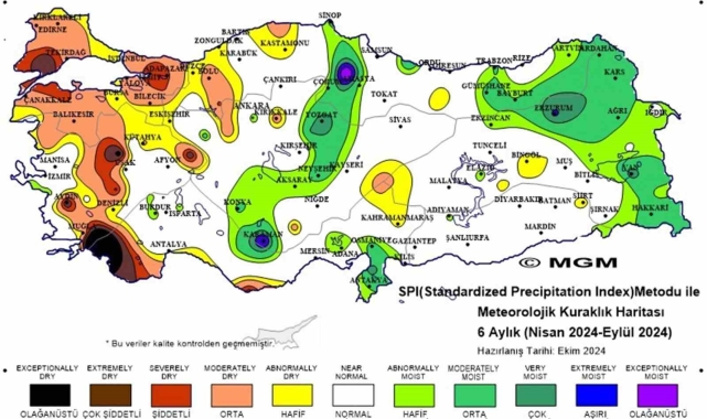 Türkiye'nin en kurak ili Muğla