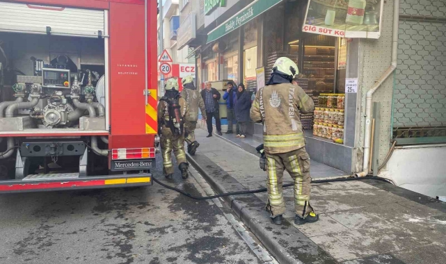 Ümraniye'de marangoz atölyesinde yangın
