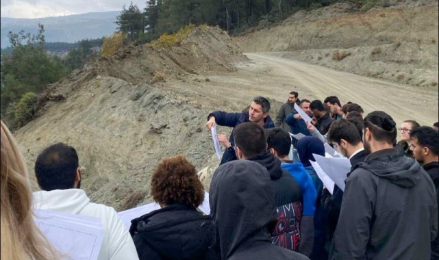 Üniversite öğrencileri Doğantepe Barajı'nı inceledi