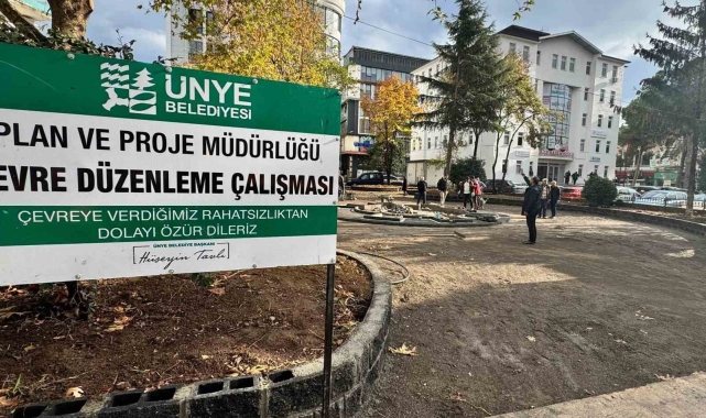 Ünye'de işlevini kaybeden park yenilenecek