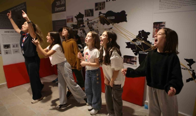 Ürünlü Arı Evi'nde çocuklar sanat ve eğlenceyle buluştu