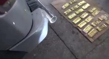 Van'da yaklaşık 60 milyon TL değerinde gümrük kaçağı 20 kilo külçe altın ele geçirildi