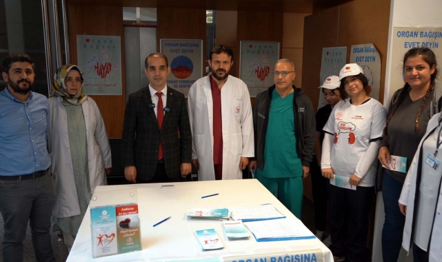 Vatandaşlar Organ bağışı Haftasında bilgilendiriliyor