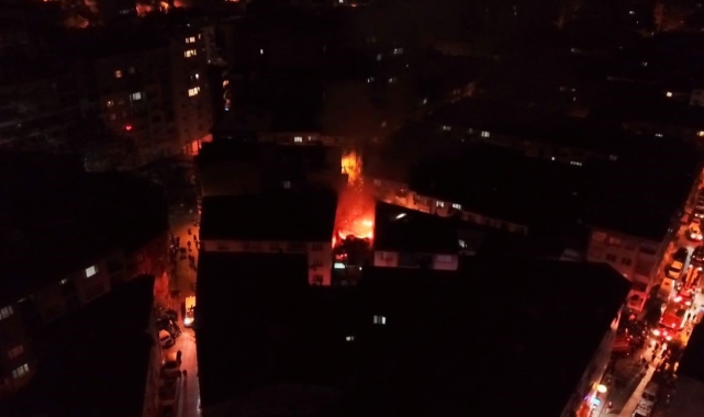 Yangından kaçarken evcil hayvanını can havliyle kurtardı