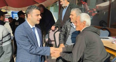 Yeni kaymakam ayağının tozuyla ilçe esnafını gezdi