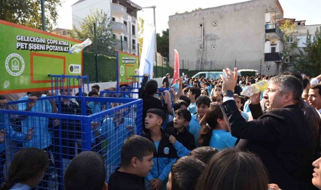 Yıldırım'da geleceğini çöpe atma,pet şişeni potaya at
