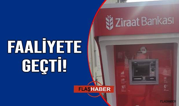 Zeytinlik Mahallesi’ne söz verilen ATM hizmete girdi
