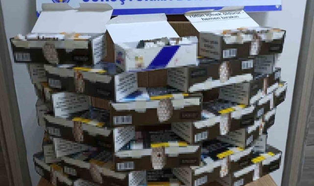 5 bin 40 dolu makaron ele geçirildi
