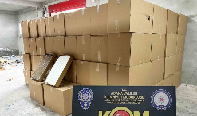 6 milyon 490 bin doldurulmuş tek dal sigara ele geçirildi
