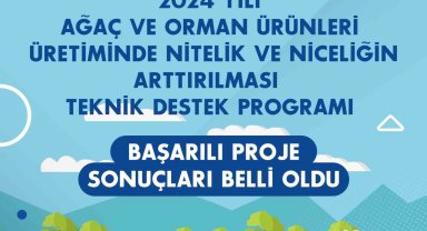 Ağaç ve Orman Ürünleri Teknik Destek Programı'nın başarılı projeleri belli oldu