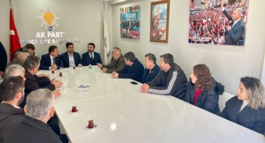 AK Parti Karabük heyeti Yenice ilçesinde temaslarda bulundu