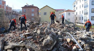 Amasya'daki deprem tatbikatı gerçeği aratmadı