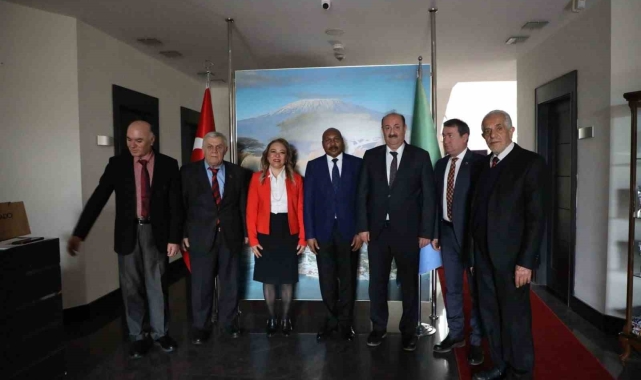 ASATUF Heyeti, Tanzanya Büyükelçiliği'ni ziyaret etti