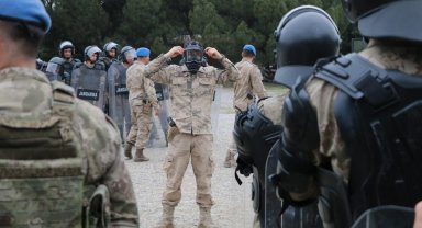 Asayiş Komando Bölük Komutanlığı eğitimlerini aksatmıyor