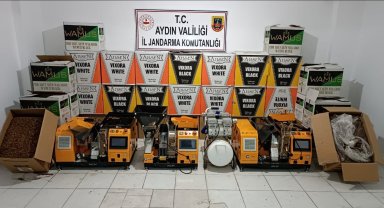 Aydın'da 1 milyon TL değerinde kaçak tütün ele geçirildi