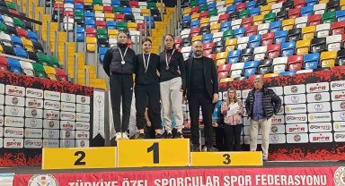 Aydınlı özel sporcular, Türkiye Şampiyonası'ndan derecelerle döndü