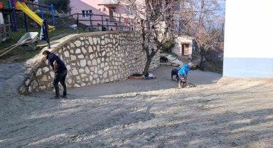 Babadağ'da yol iyileştirme çalışmaları sürüyor