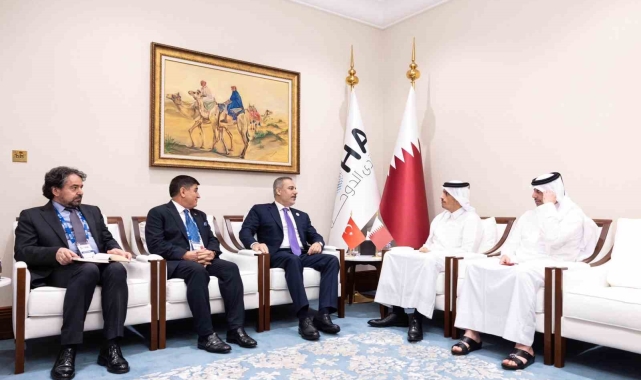 Bakan Fidan, Katar Başbakanı Al-Thani ile görüştü