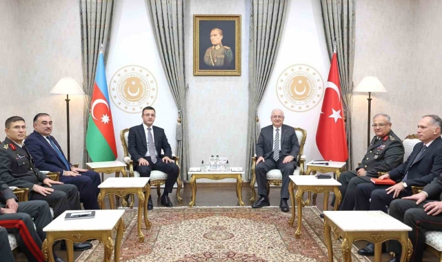 Bakan Güler, Azerbaycan Savunma Bakan Yardımcısı Gurbanov'u kabul etti