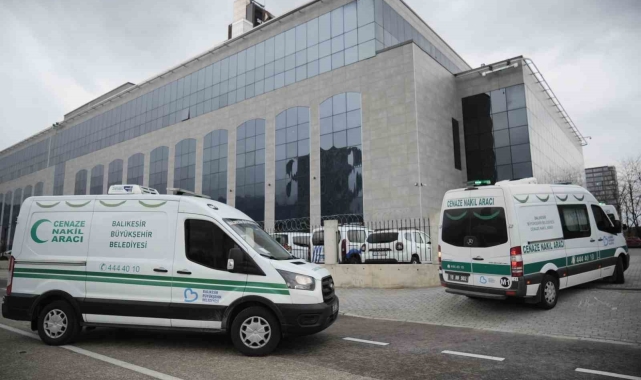 Balıkesir'deki patlamada hayatını kaybedenler Bursa Adli Tıp Kurumuna getirildi