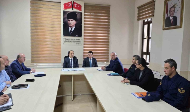 Bandırma'da yeni yıl güvenliği için uygulanacak tedbirler görüşüldü