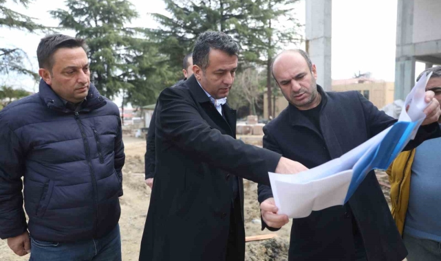 Başkan Doğan, projeleri yerinde inceledi