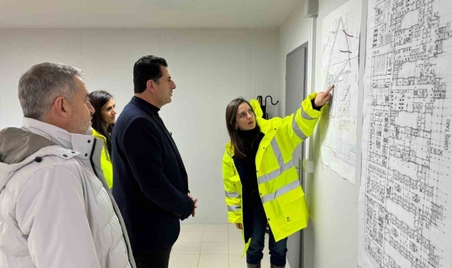 Başkan Güngör, Denizli Şehir ve Acil Durum Hastanesi çalışmalarını yerinde inceledi