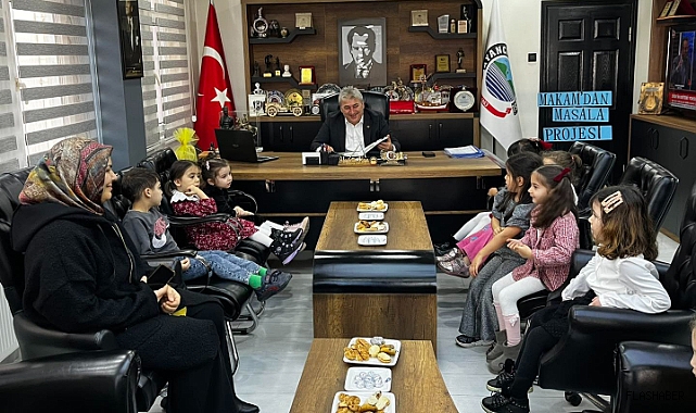Başkan Kaya'dan miniklere masalsı anlatım