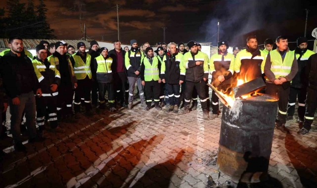 Başkan Kurt personelin yeni yılını kutladı