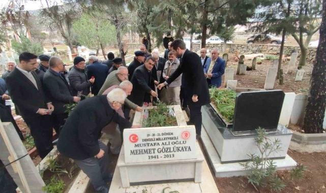 Başkan Tatık, Denizli'nin sevilen siyasetçisi Gözlükaya'yı unutmadı