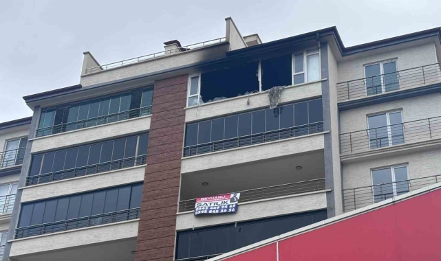 Başkentte bir dairede çıkan yangın kısa sürede söndürüldü