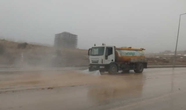 Battalgazi'de cadde ve sokaklar temizleniyor