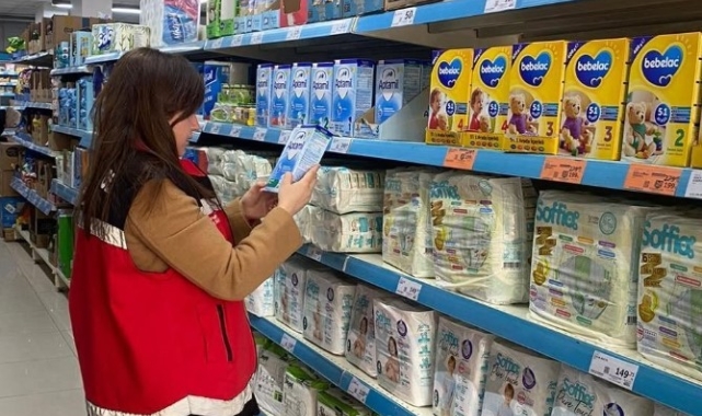 Bebek ve küçük çocuklara yönelik gıda satışı yapan işletmeler denetlendi