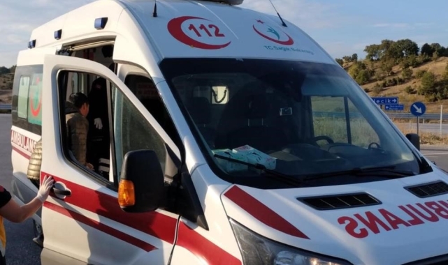 Bilecik'te 2 otomobilin çarpması sonucu 1 kişi yaralandı