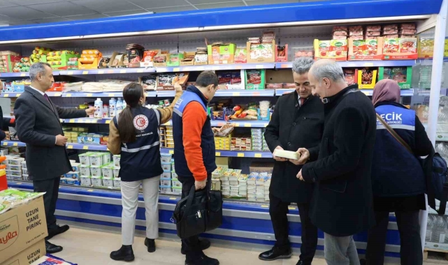 Bilecik'te zincir marketlere yılbaşı denetimi