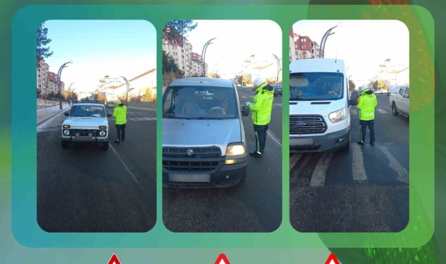 Bingöl'de 99 araç ve sürücüye ceza