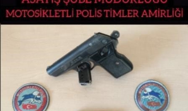 Bingöl'de ruhsatsız tabanca ele geçirildi