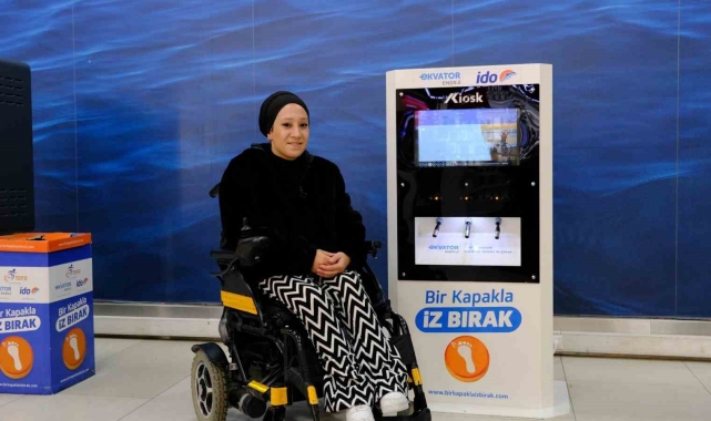 'Bir kapakla iz bırak' projesinden engelsiz yaşam için şarj istasyonları