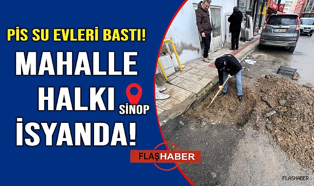Bitmeyen kanalizasyon sorunu vatandaşı çileden çıkardı