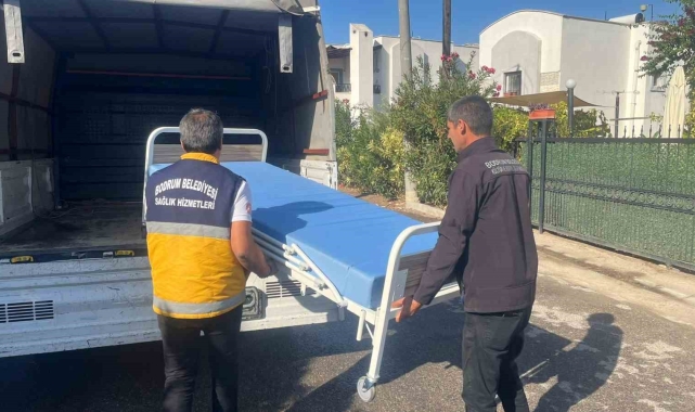 Bodrum Belediyesi'nden medikal malzeme desteği